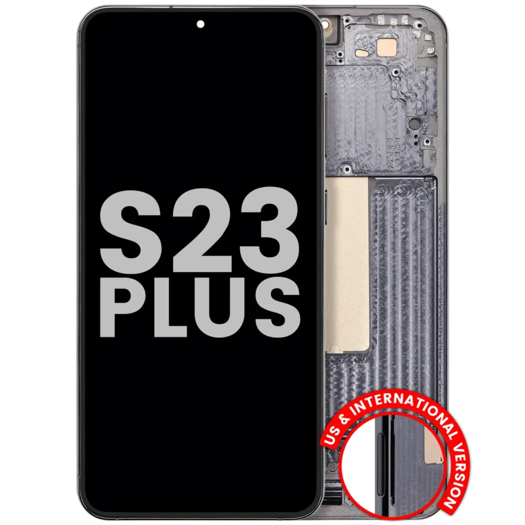 OLED Assembly With Frame For Samsung Galaxy S23 Plus 5G (US & International) (Used OEM Pull: Grade B/C) (Green)