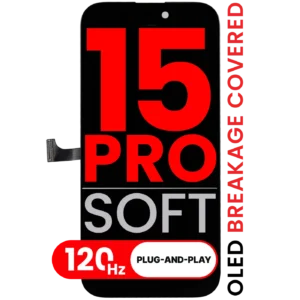 OLED Assembly For iPhone 15 Pro (Aftermarket Pro: XO7 3.0 Soft) (120HZ)