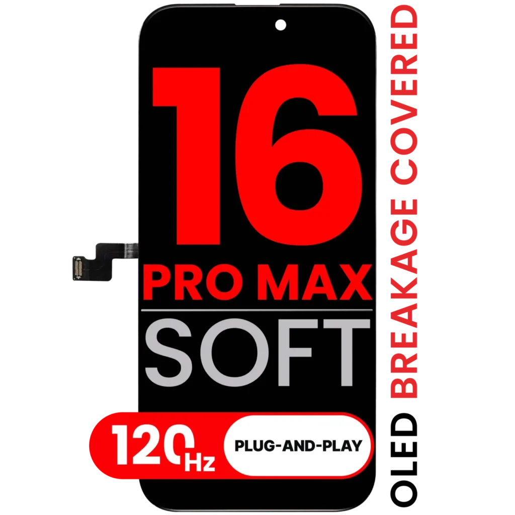 OLED Assembly Compatible For iPhone 16 Pro Max (Aftermarket Pro: XO7 3.0 Soft) (120HZ)
