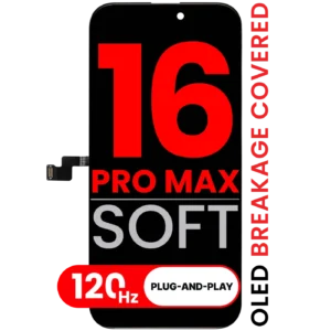 OLED Assembly Compatible For iPhone 16 Pro Max (Aftermarket Pro: XO7 3.0 Soft) (120HZ)