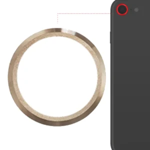 Back Camera Bezel Ring Only For iPhone 8 (Gold) (10 Pack)