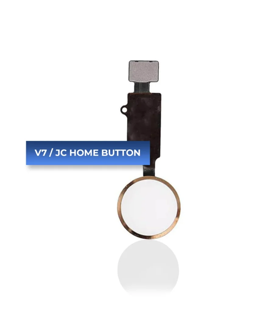 Home Button Solution With Flex Cable For iPhone 7 / 7 Plus / 8 / 8 Plus (Gold) (Version 7 / Taptic Click Functionality Added / JCID) (No Bluetooth Required)
