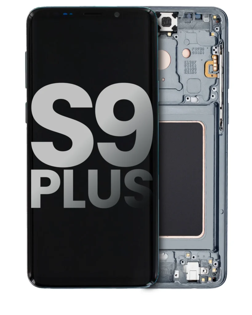 OLED Assembly With Frame For Samsung Galaxy S9 Plus (Used OEM Pull: Grade B/C) (Gray)