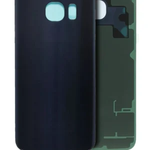 Back Cover Glass For Samsung Galaxy S6 (Verizon Logo) (Used OEM Pull: Grade A) (Black)