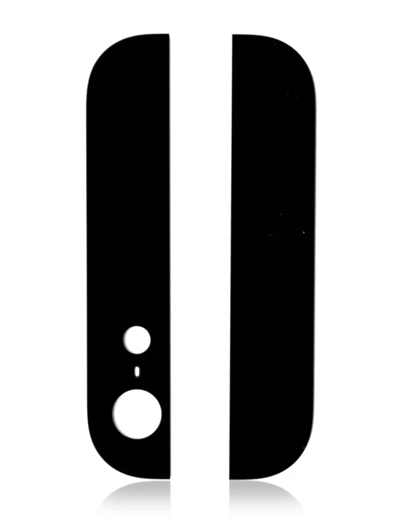 Back Glass (Up + Down) For iPhone 5 (Black)