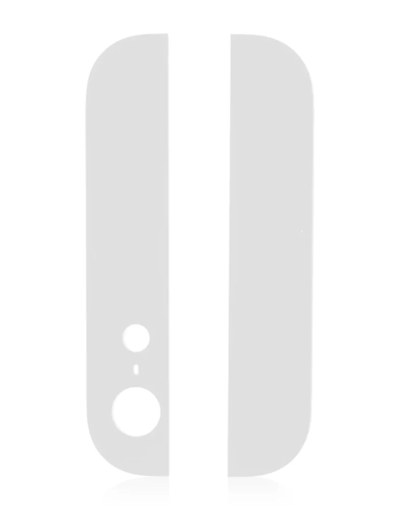 Back Glass (Up + Down) For iPhone 5 (White)