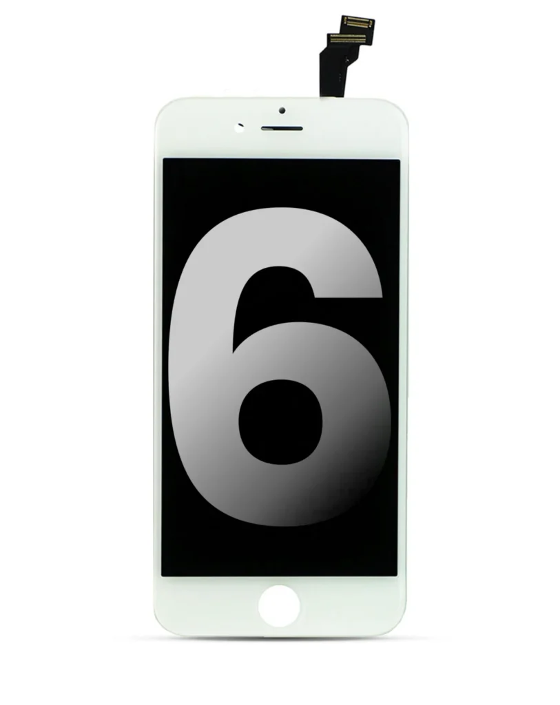LCD Assembly For iPhone 6 (Used OEM Pull: Grade B/C) (White)