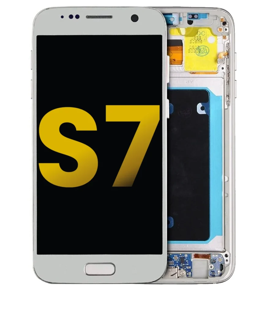 OLED Assembly With Frame For Samsung Galaxy S7 (Refurbished) (All US Models) (White Pearl)