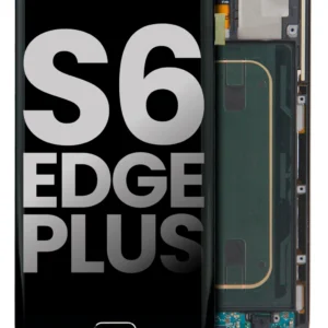 OLED Assembly With Frame For Samsung Galaxy S6 Edge Plus (Used OEM Pull: Grade B/C) (Black)