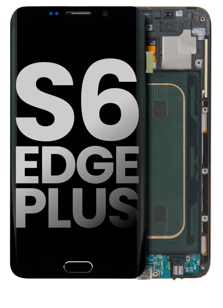 OLED Assembly With Frame For Samsung Galaxy S6 Edge Plus (Used OEM Pull: Grade B/C) (Black)