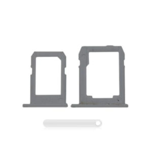 Sim And SD Card Tray For Samsung Galaxy Tab S2 8.0" (T715 / T719) (2015) (3G Version) (2 Piece Set) (White)