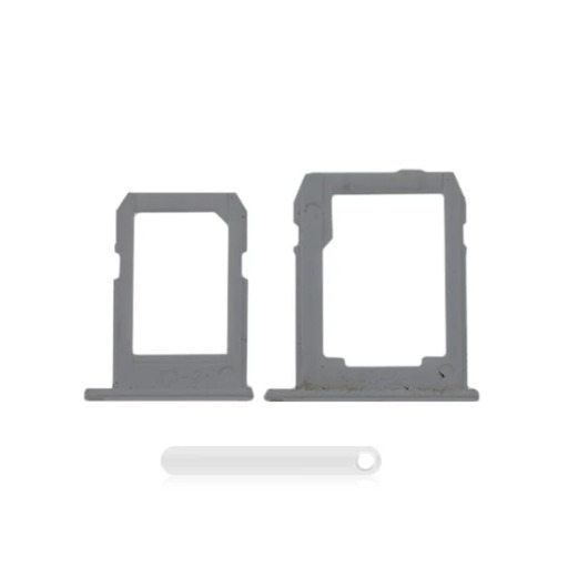 Sim And SD Card Tray For Samsung Galaxy Tab S2 8.0" (T715 / T719) (2015) (3G Version) (2 Piece Set) (White)
