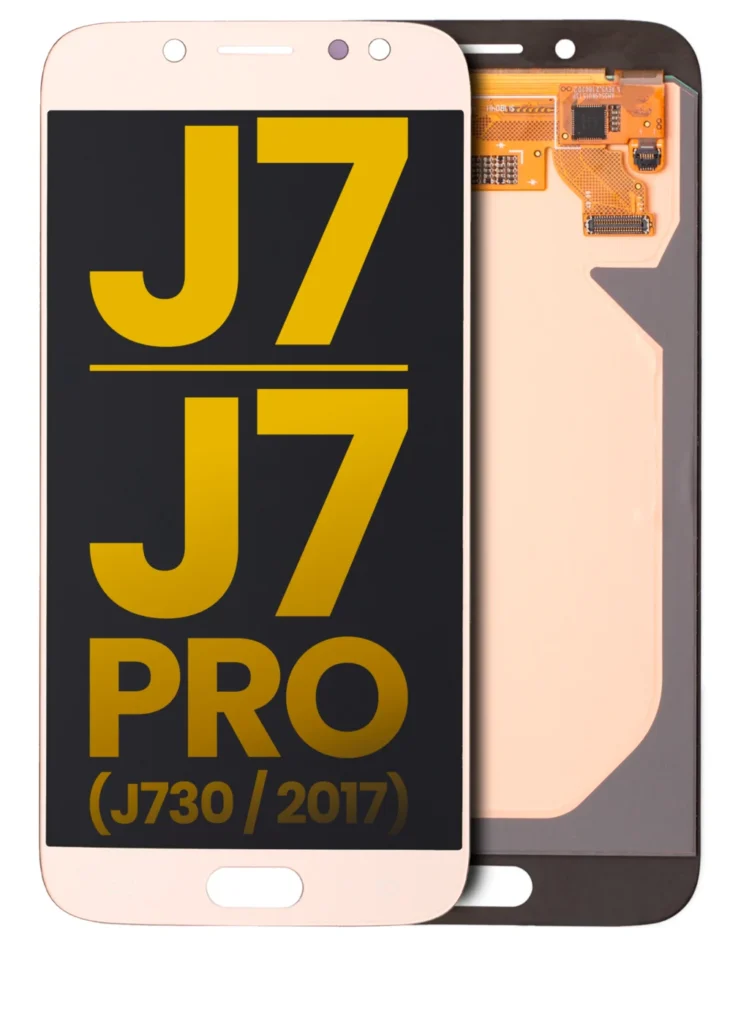 OLED Assembly Without Frame For Samsung Galaxy J7 / J7 Pro (J730 / 2017) (Refurbished) (Gold)