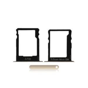 Sim Card + SD Card Tray For Huawei P8 Lite (Gold)
