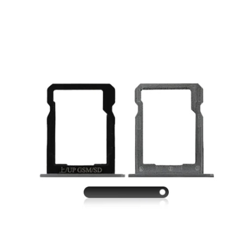 Sim Card + SD Card Tray For Huawei P7 (Black)