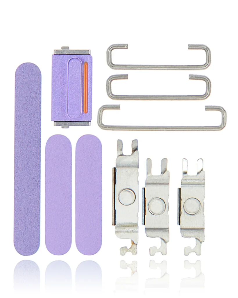 Hard Buttons (Power / Volume / Mute Switch) For iPhone 12 Mini (Purple)