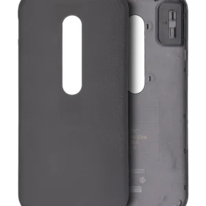 Back cover Glass For Motorola Moto G3 (XT1540 / 2015) (Black)