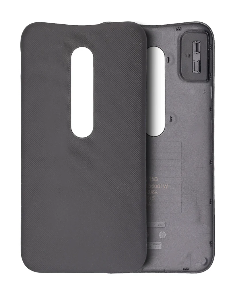 Back cover Glass For Motorola Moto G3 (XT1540 / 2015) (Black)