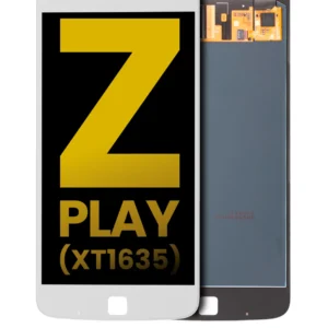 LCD Assembly Without Frame For Motorola Moto Z Play Droid (XT1635 / 2016) (Refurbished) (White)