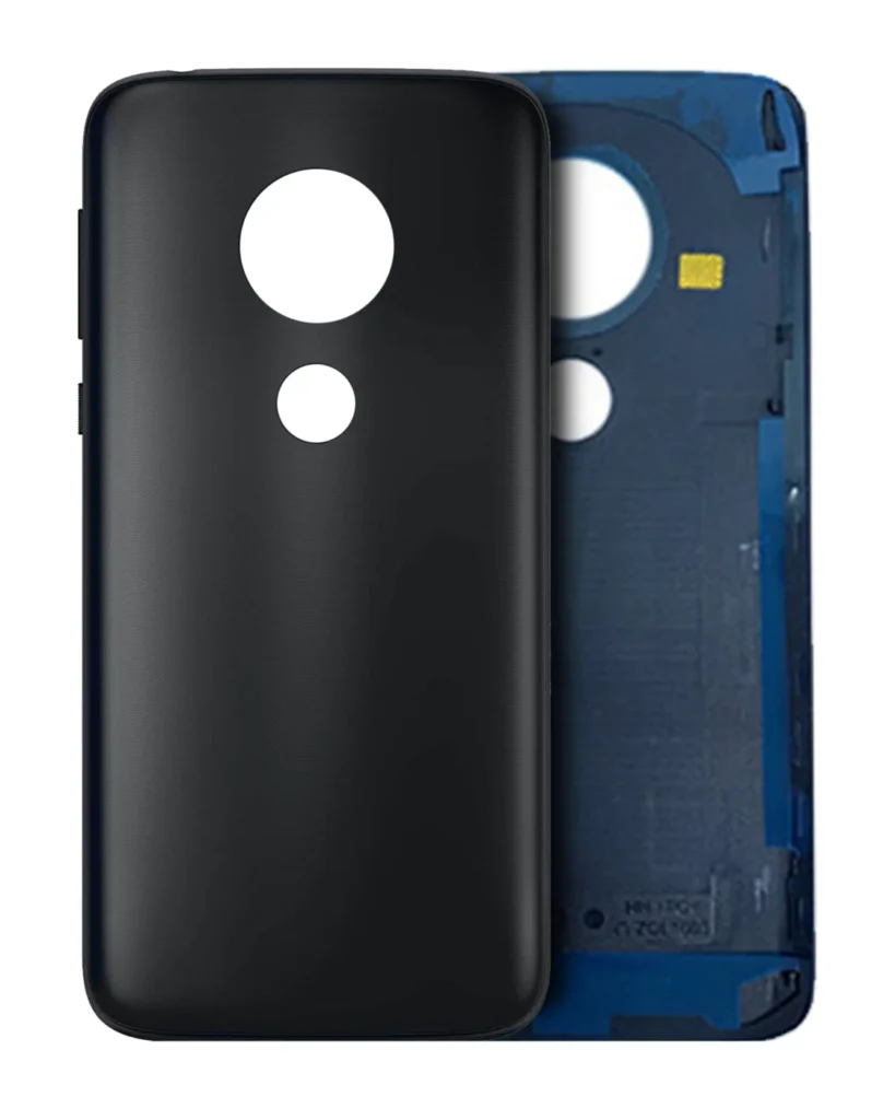 Back cover Glass For Motorola Moto G7 Play (XT1952 / 2019) (Black) (US Version)