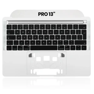 Top Case with Keyboard (ISO UK) For MacBook Pro 13" A1706 (2016-2017) (OEM New) (Silver)