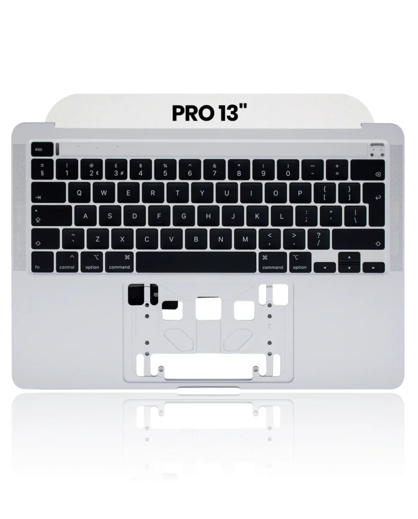 Top Case with Keyboard (ISO UK) For MacBook Pro 13" A2289 (2020) (OEM New) (Silver)