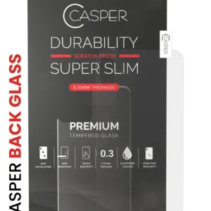 Casper Tempered Glass (Back Glass) for iPhone 11 (Retail Packaging) (Clear)