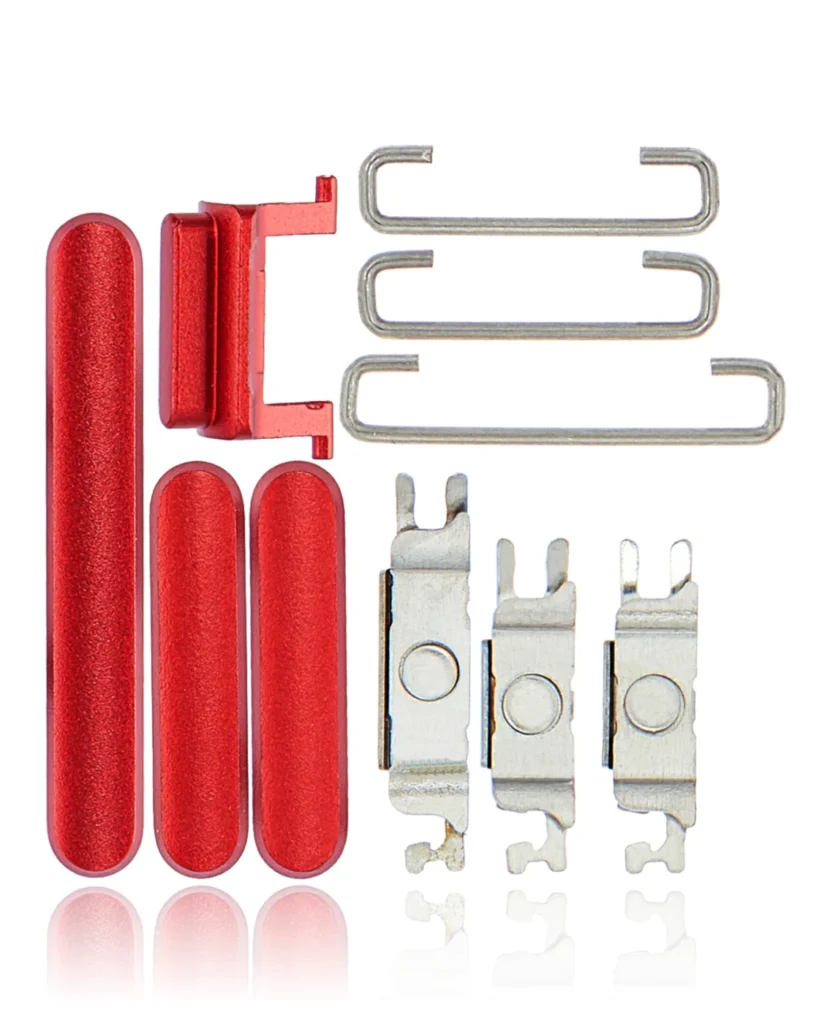 Hard Buttons (Power / Volume / Mute Switch) For iPhone 11 (Red)