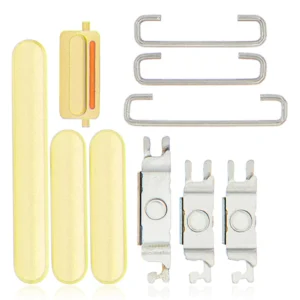 Hard Buttons (Power / Volume / Mute Switch) For iPhone 11 (Yellow)