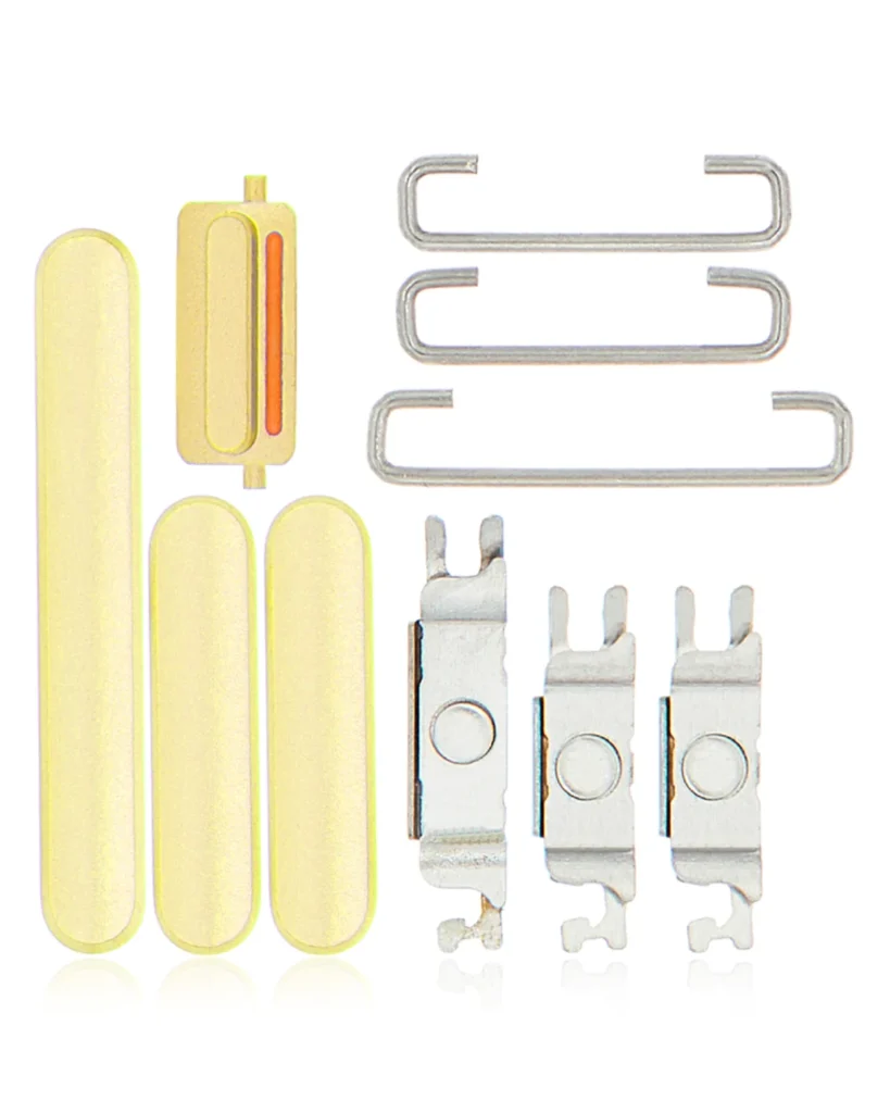 Hard Buttons (Power / Volume / Mute Switch) For iPhone 11 (Yellow)