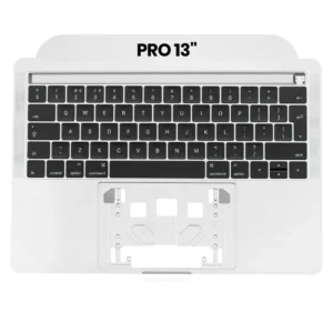 Top Case with Keyboard (ISO UK) For MacBook Pro 13" A1989 (2018-2019) (Used OEM Pull: Grade A) (Silver)
