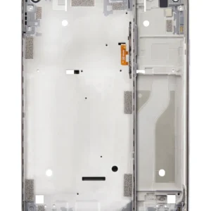 Mid-Frame Housing (With Hard Button) For Motorola Moto G Fast (XT2045-3 / 2020) (Pearl White)