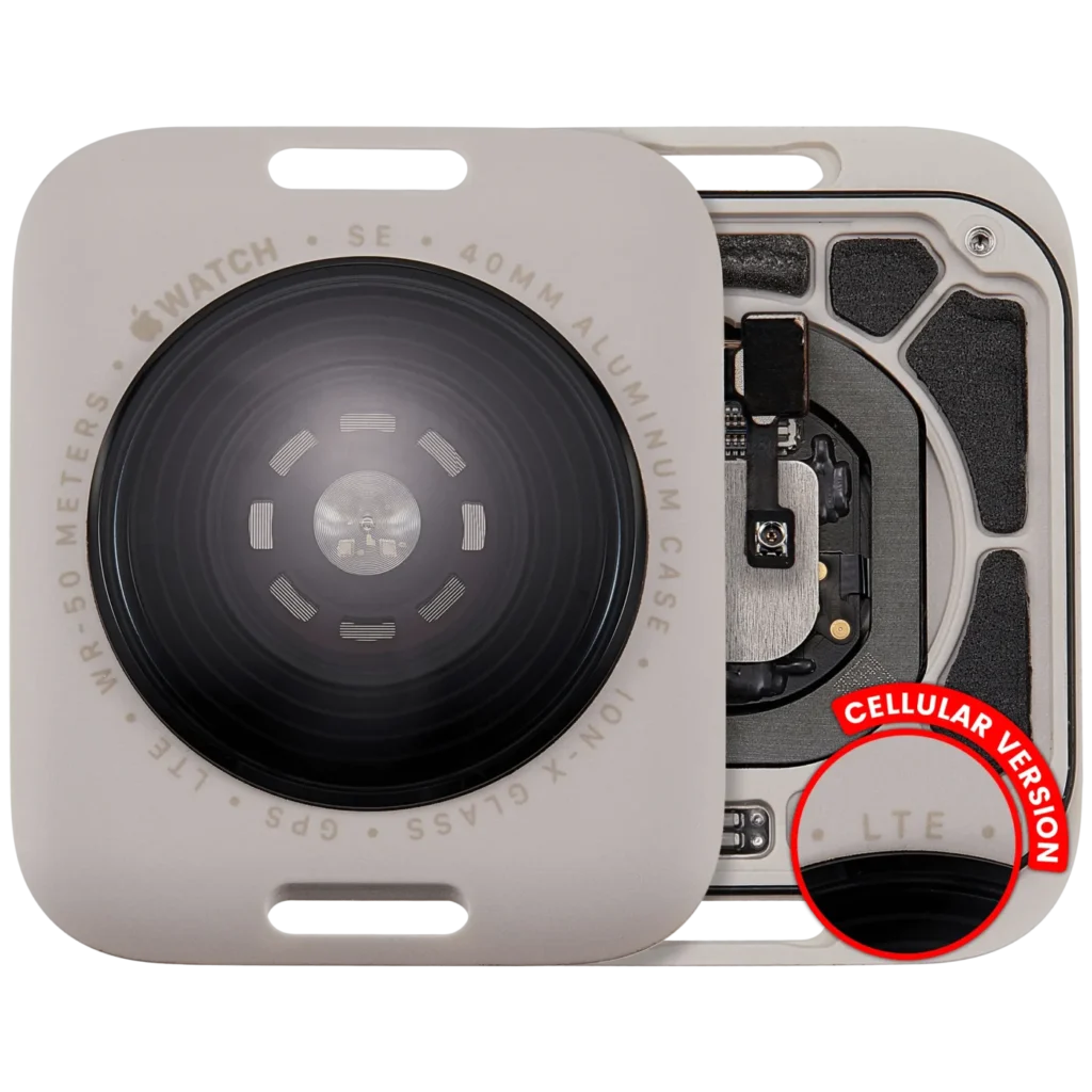 Back Cover Assembly For Watch Series SE 2nd (40MM) (Cellular Version) (Aluminum / Starlight)