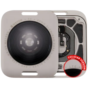 Back Cover Assembly For Watch Series SE 2nd (40MM) (Cellular Version) (Aluminum / Starlight)