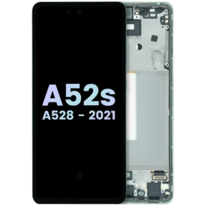 OLED Assembly With Frame For Samsung Galaxy A52s 5G (A528 / 2021) (Service Pack) (Awesome Mint)