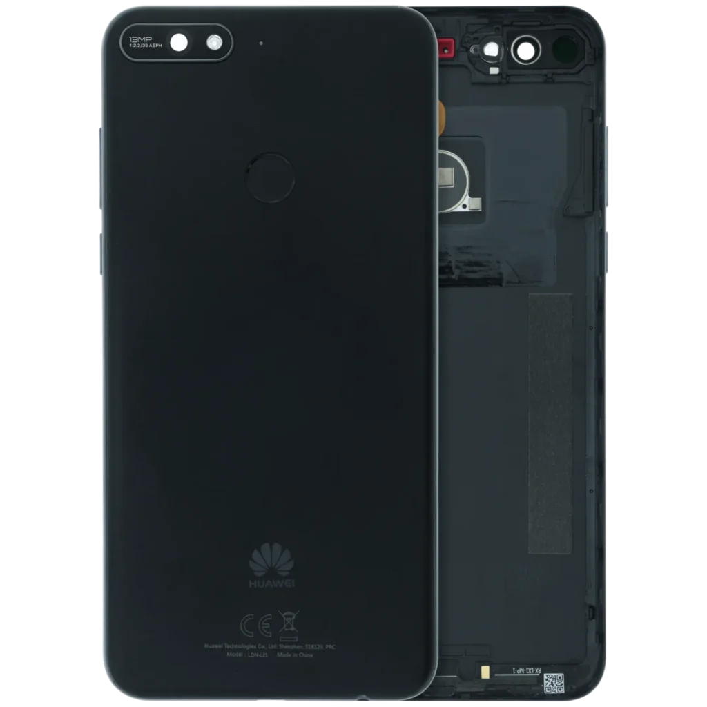 Back Cover For Huawei Y7 (2018) (Genuine OEM) (Black)