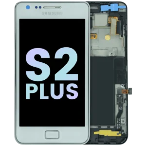 LCD Assembly With Frame For Samsung Galaxy S2 Plus (Service Pack) (White)