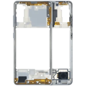 Mid-Frame Housing Compatible For Samsung Galaxy A41 (A415 / 2020) (Service Pack) (White)
