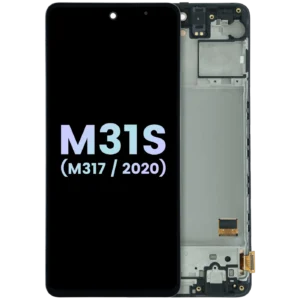 OLED Assembly With Frame Compatible For Samsung Galaxy M31S (M317) (Service Pack) (All Colors)
