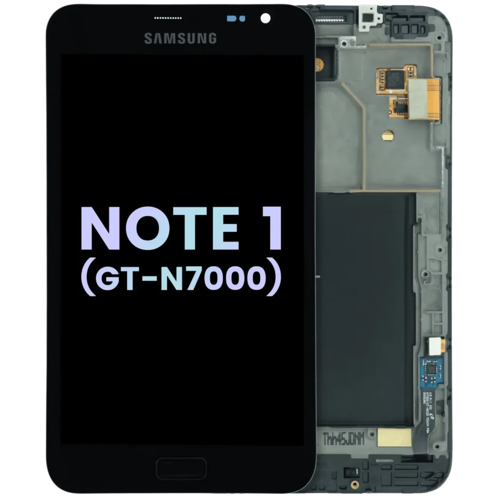OLED Assembly With Frame For Samsung Galaxy Note 1 (Service Pack) (Black)