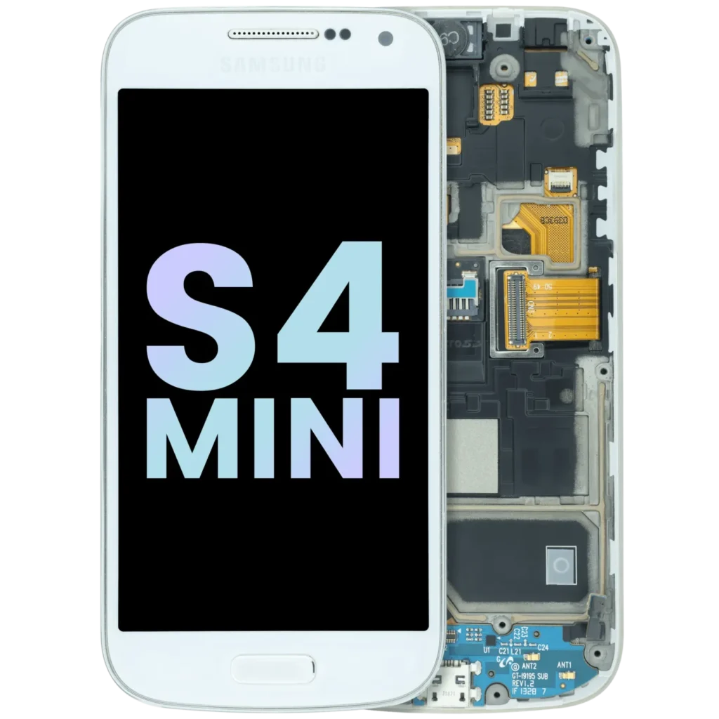 OLED Assembly With Frame For Samsung Galaxy S4 mini (Service Pack) (White)