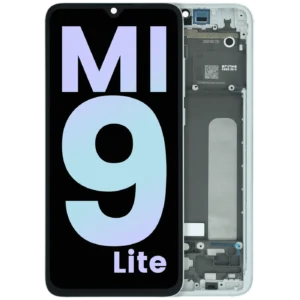 OLED Assembly With Frame For Xiaomi Mi 9 Lite M1904F3BG (Genuine) (White)