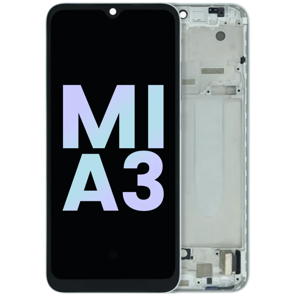 OLED Assembly With Frame For Xiaomi Mi A3 M1906F9SH (Genuine) (White)