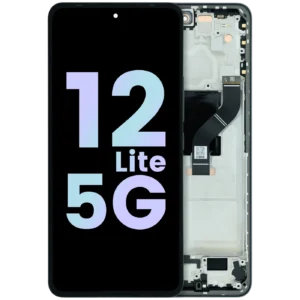OLED Assembly With Frame For Xiaomi 12 Lite 5G (Genuine) (Black)