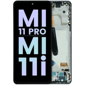 OLED Assembly With Frame For Xiaomi Mi 11 Pro / Mi 11i (Genuine) (Black)