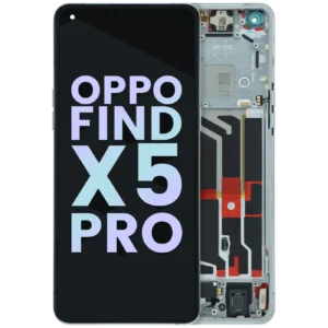 OLED Assembly With Frame For OPPO Find X5 Pro CPH2305 (Genuine) (White)