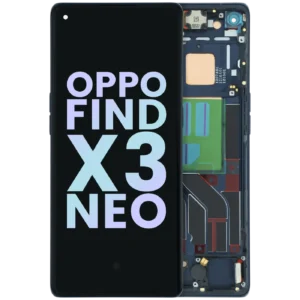 OLED Assembly With Frame For OPPO Find X3 Neo (Genuine) (Black)