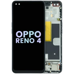 OLED Assembly With Frame For OPPO Reno 4 5G CPH2091 (Genuine) (Black)