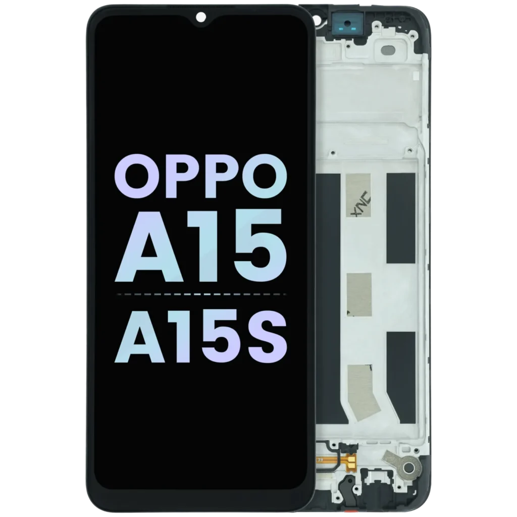 LCD Assembly With Frame For OPPO A15/ A15s 2020 (Genuine) (All Colors)