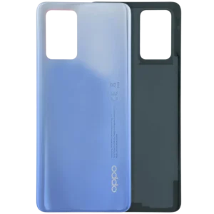 Back Cover Glass Without Camera Lens For OPPO A74 4G (Genuine) (Blue)